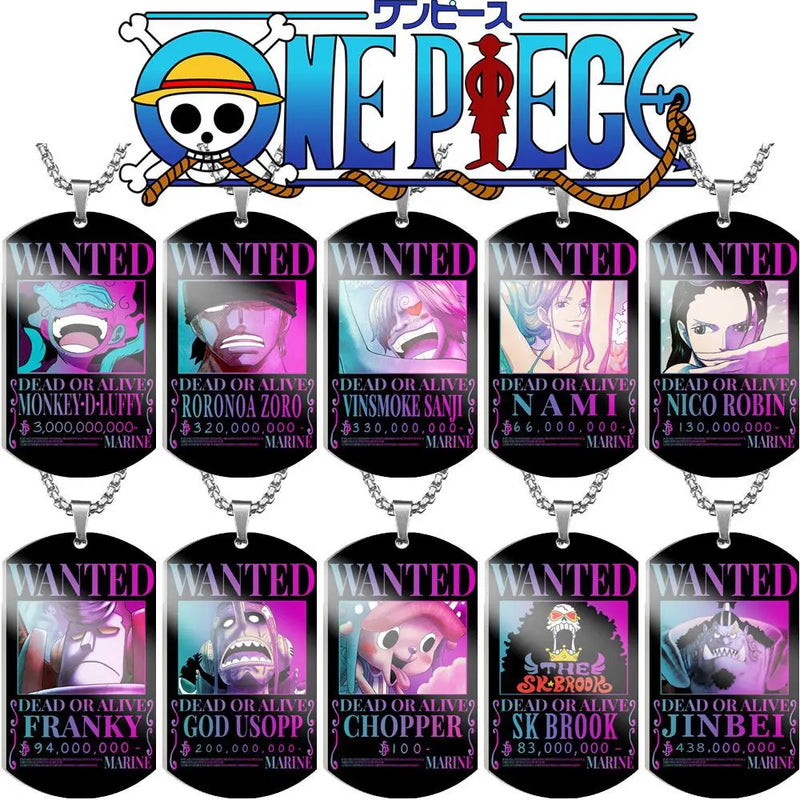 Colar de procurados de One Piece