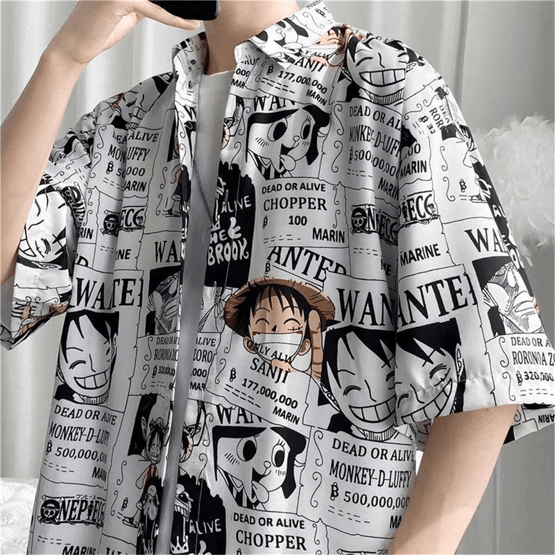 Camiseta masculina Sanji Anime One Piece Desenho Arte Camisa Blusa