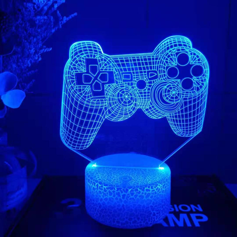 Luminária 3D LED Gamer - monking-store