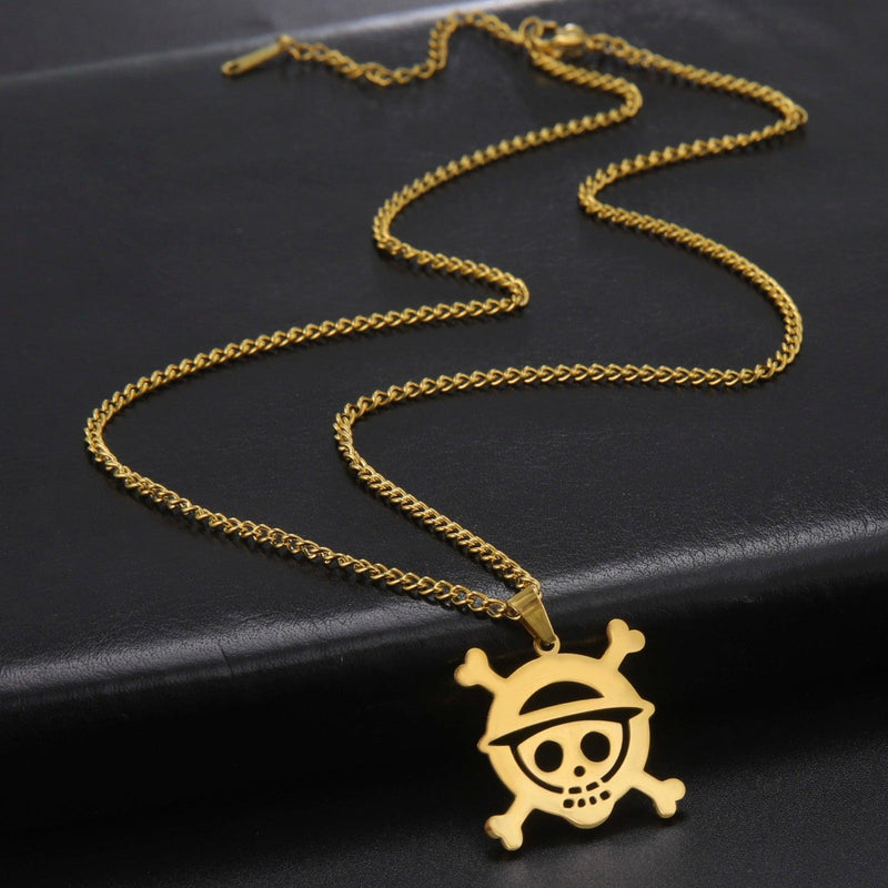 Colar de One Piece - Símbolo dos Mugiwaras - monking-store