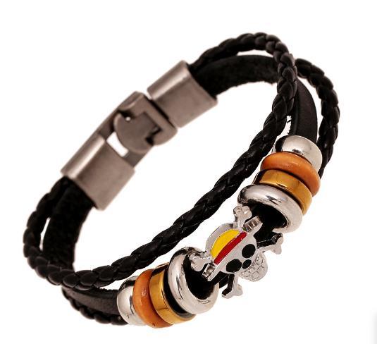 Pulseira de One piece - Símbolo dos Mugiwaras - monking-store